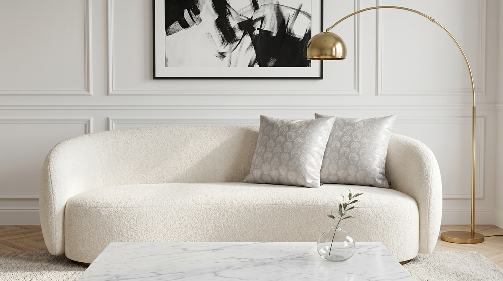 CABEZA ROMANA GREY UNI PILLOW