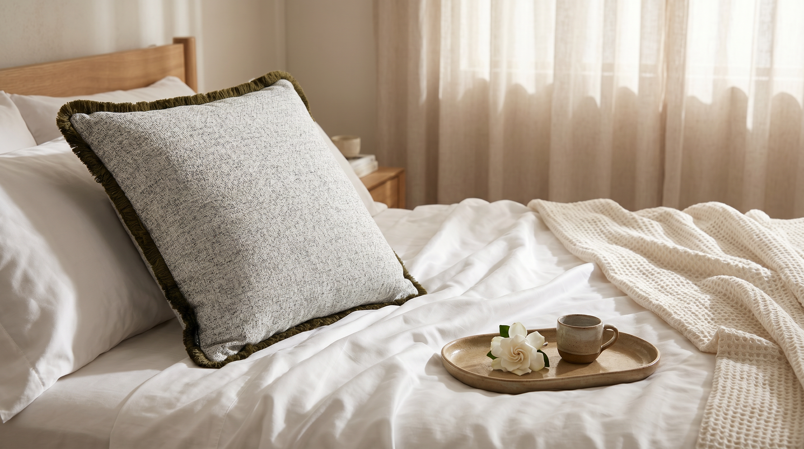 Pandora Cotton W/ Fringe Uni Pillow