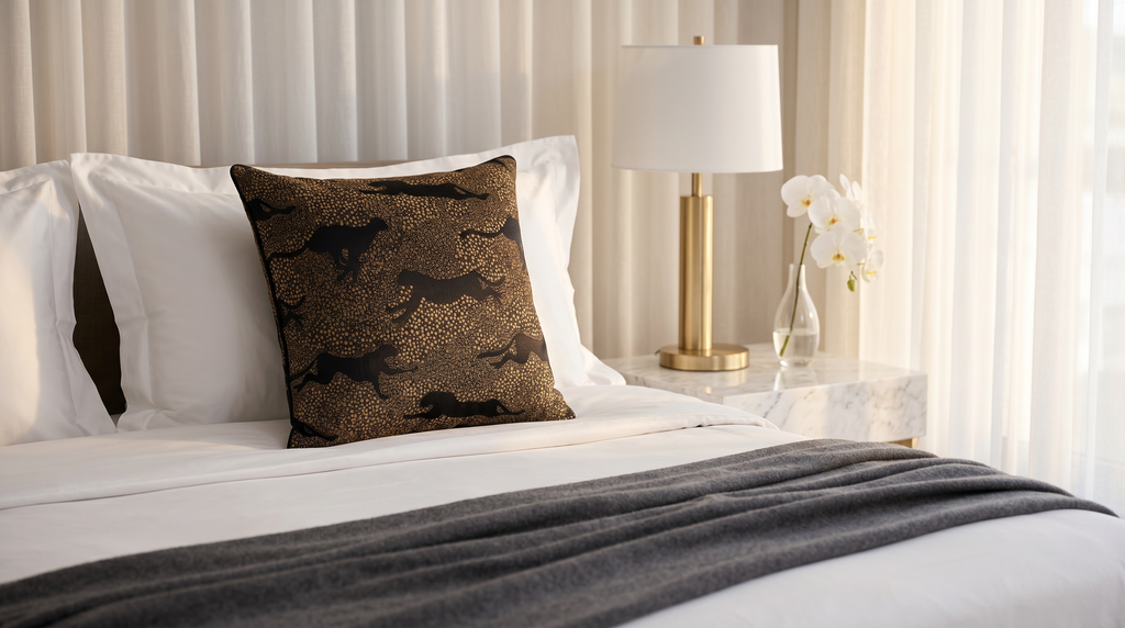PANTHER EBONY DUO 24" PILLOW