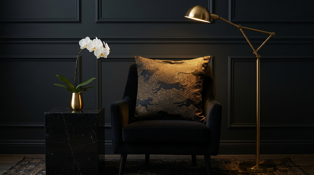 PANTHER EBONY DUO 24" PILLOW