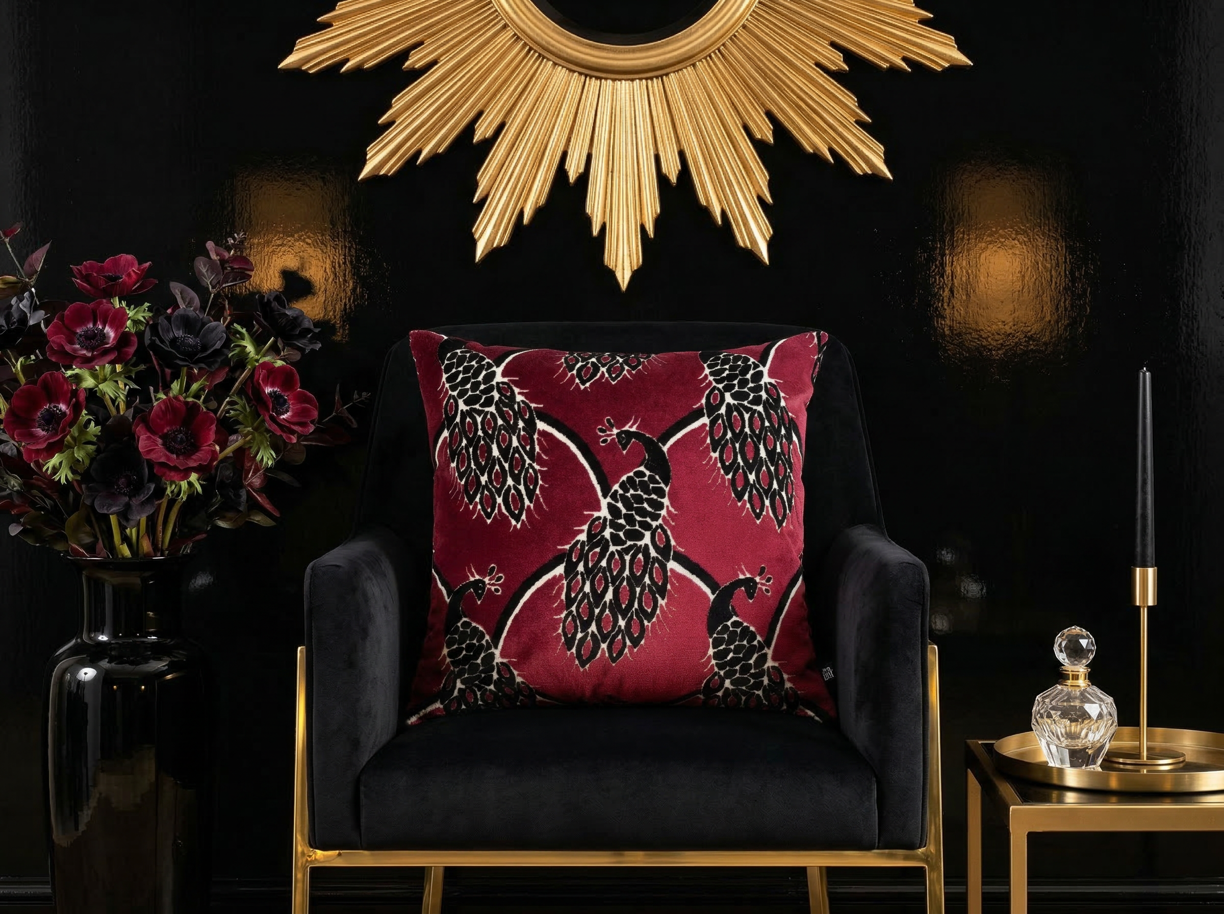 PAVILLION CLARET DUO 24" PILLOW