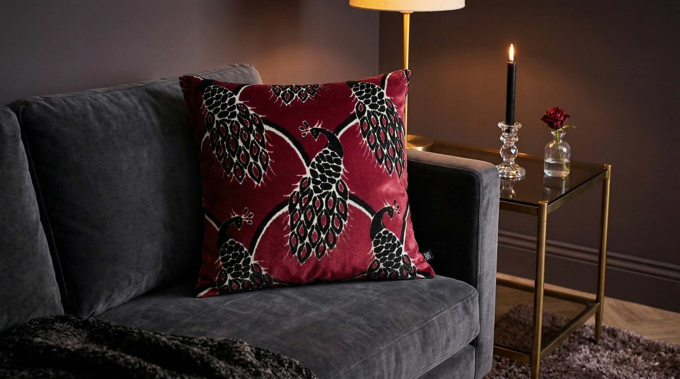 PAVILLION CLARET DUO 24" PILLOW