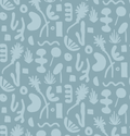 Pool Side Wallpaper, blue