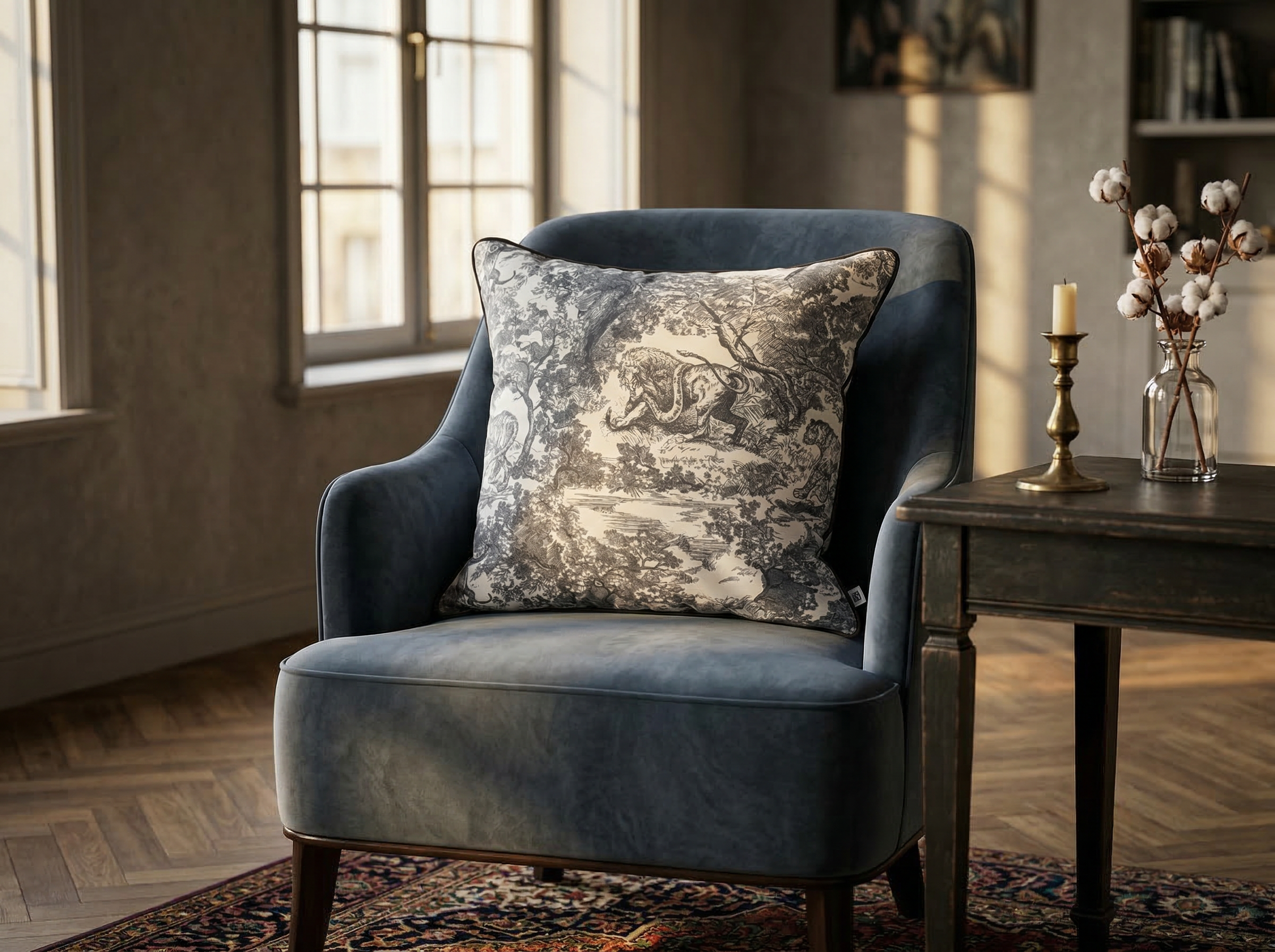 SELVA GREY UNI 24" PILLOW