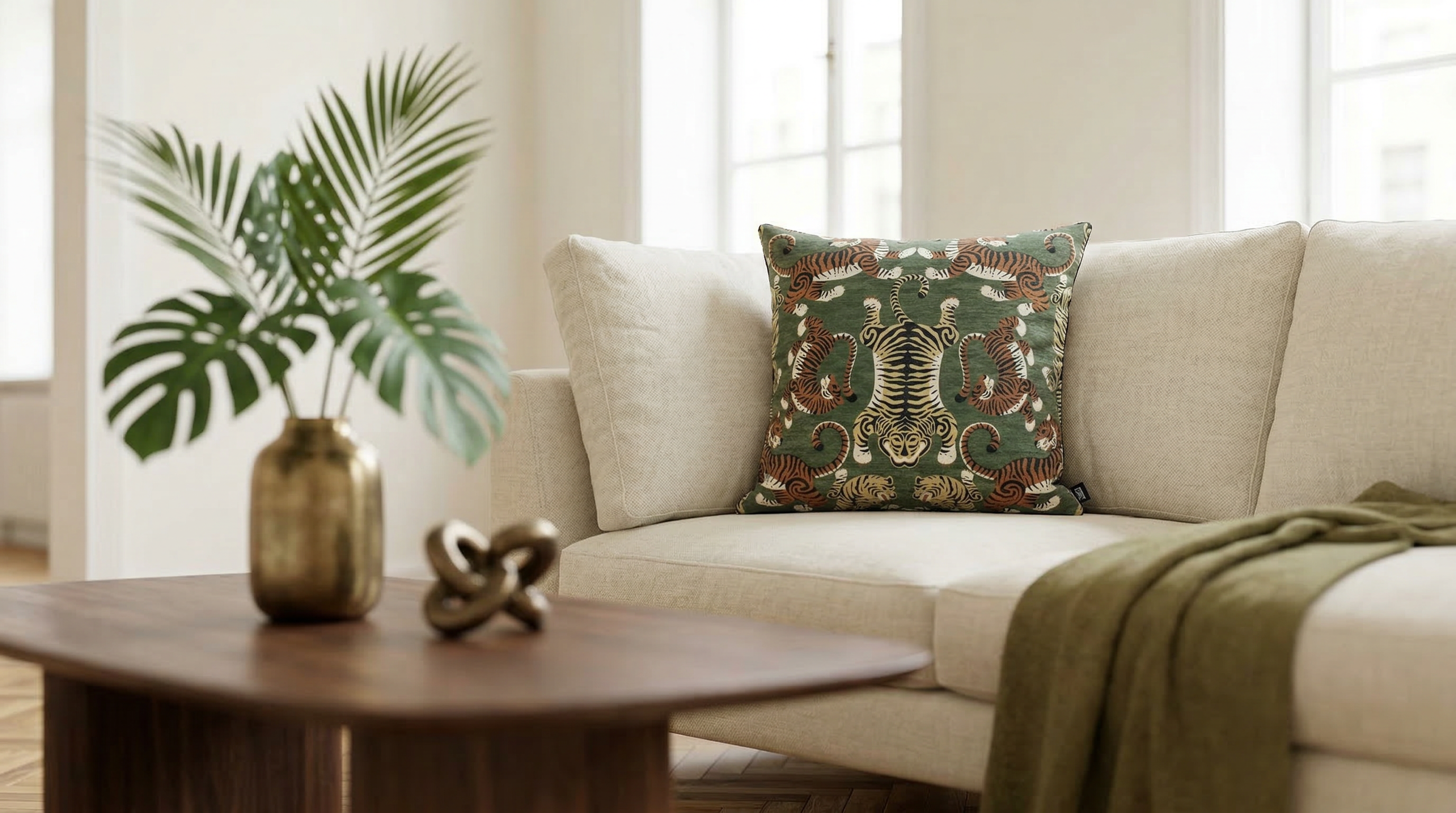 TABBY SAGE DUO 24" PILLOW