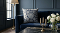 TIANA NAVY DUO 24" PILLOW