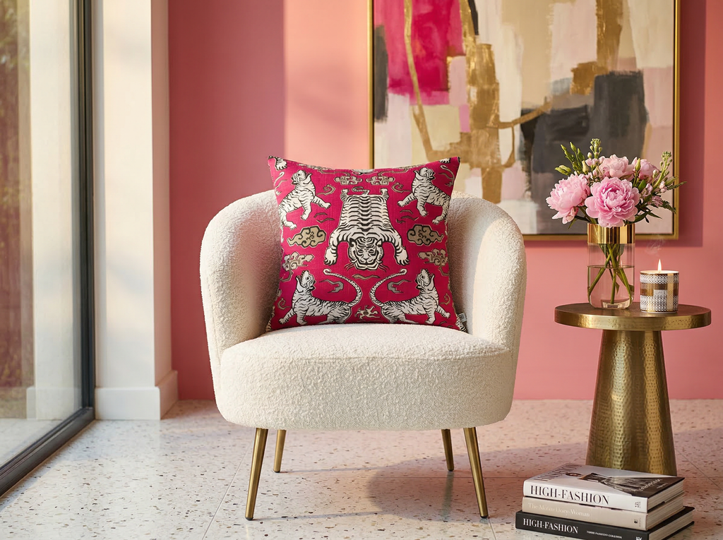TIGER REPUBLIC FUCSHI DUO 24" PILLOW