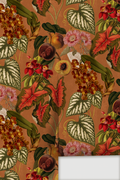 Cali Tropicale Wallpaper, burnt orange