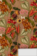 Cali Tropicale Wallpaper, mocha mousse
