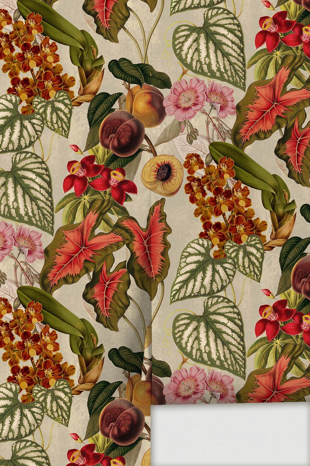 Cali Tropicale Wallpaper, taupe