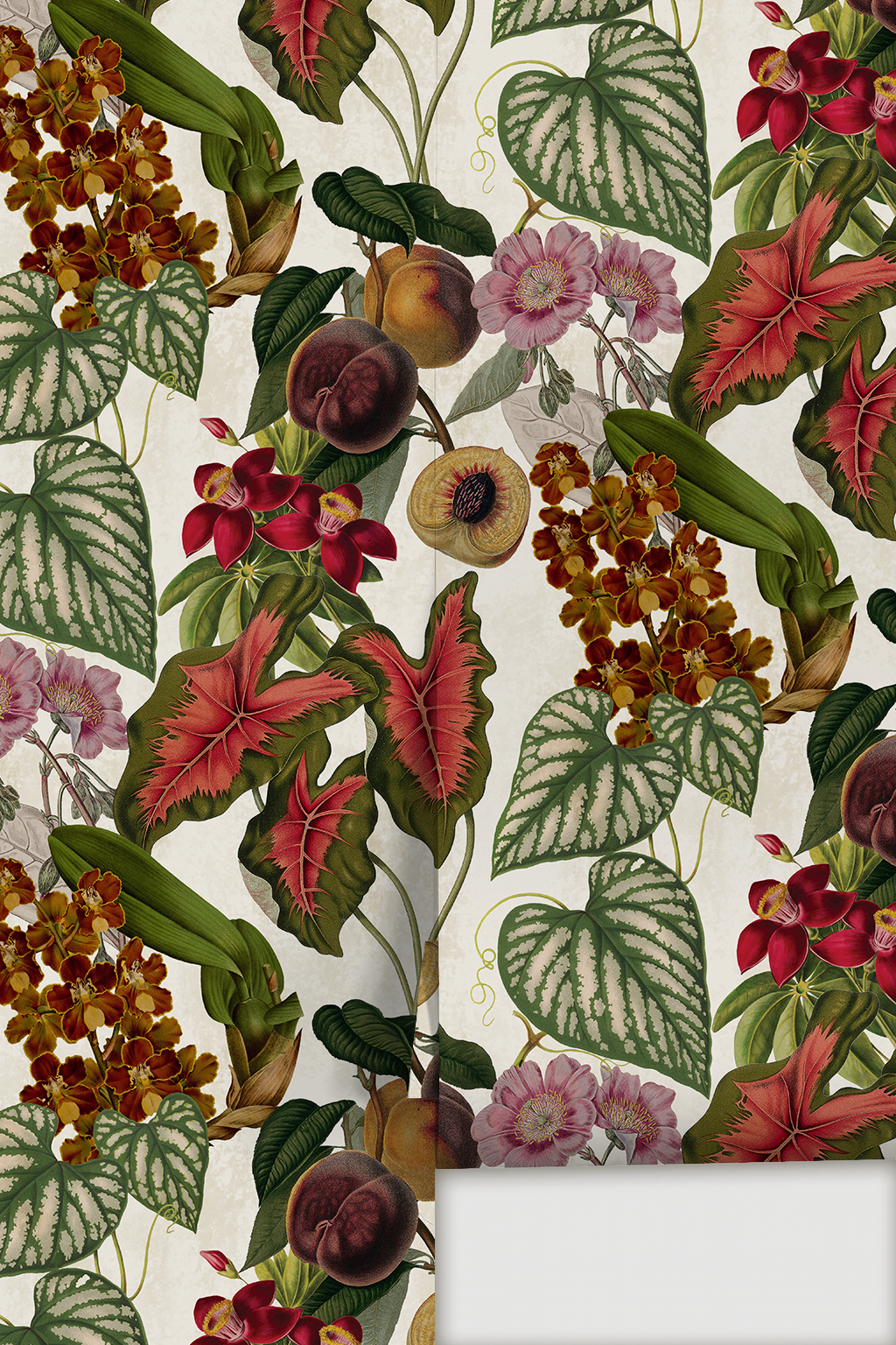 Cali Tropicale Wallpaper, off-white