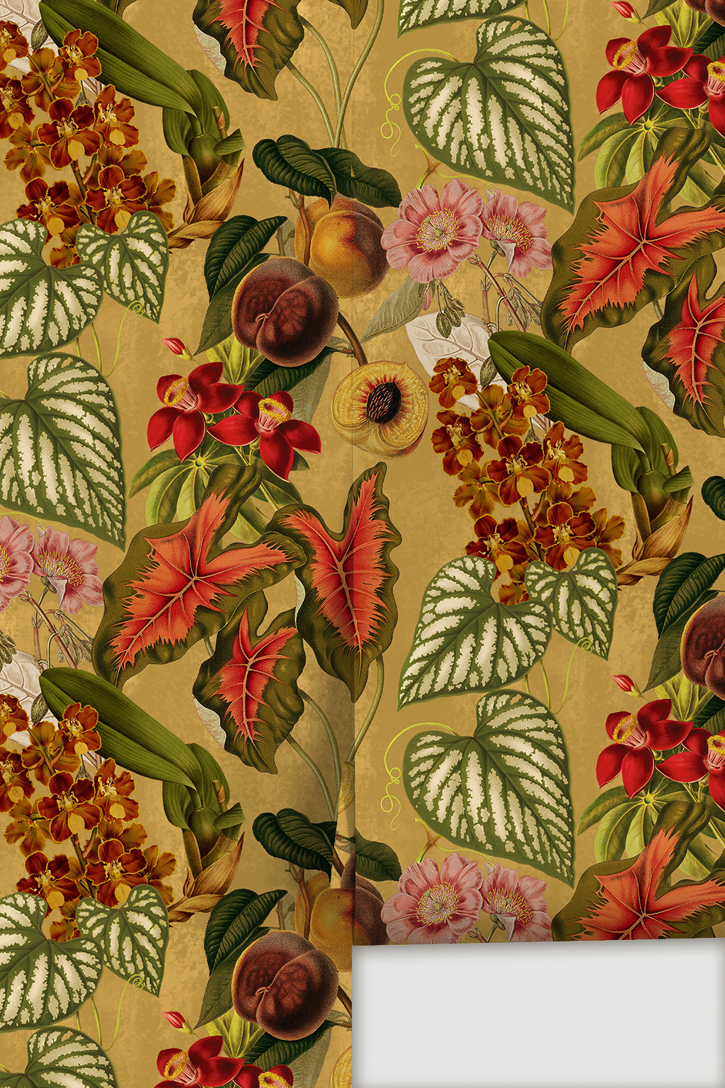 Cali Tropicale Wallpaper, yellow