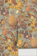 Juicy Fruit Wallpaper, mint and yellow