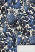 Juicy Fruit Wallpaper, white and blue