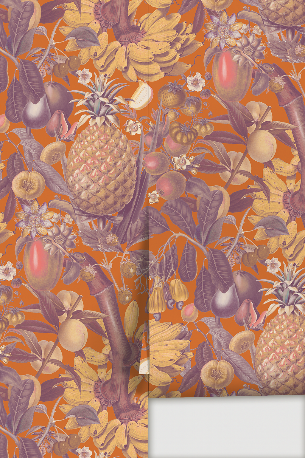 Juicy Fruit Wallpaper, orange and purple