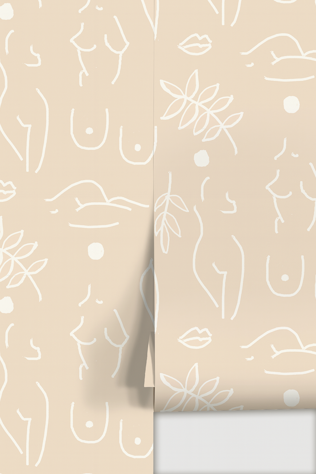 Neutral Nudes Wallpaper, nude and white
