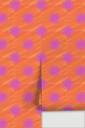 Sol Wallpaper, orange and magenta