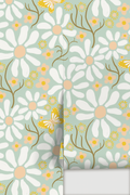 Spring Daze Wallpaper, mint