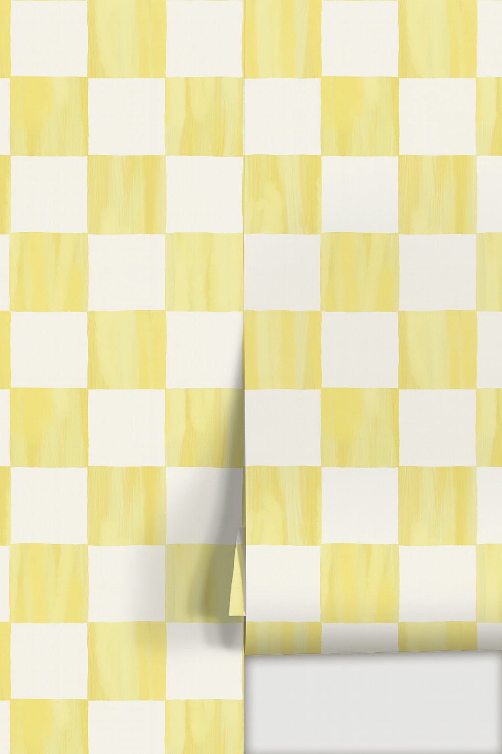 Checkers Wallpaper, lemon
