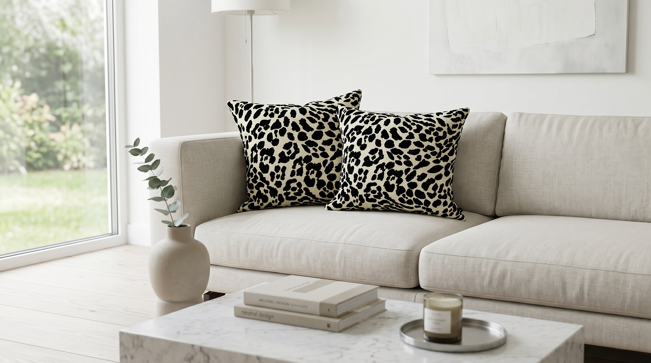 Yisu Cow Duo 24" Pillow
