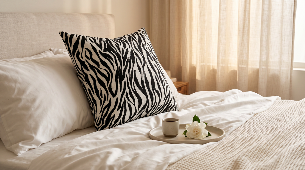 Yisu Zebra Duo 24" Pillow