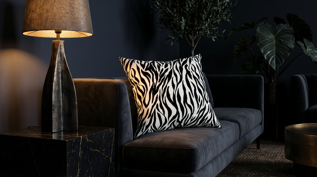 Yisu Zebra Duo 24" Pillow