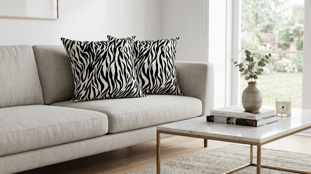 Yisu Zebra Duo 24" Pillow